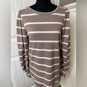 My Story Super Soft Brushed Puff Sleeve Top